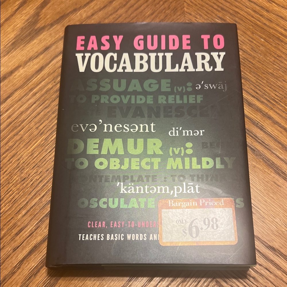 Easy Guide to Vocabulary Book
